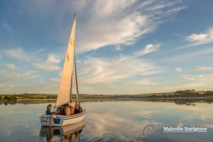 Em sailing with Albert & Ern
