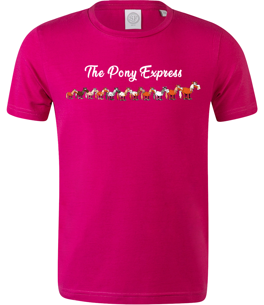 Children's Feel Good Stretch T-Shirt - The Pony Express - Image 2
