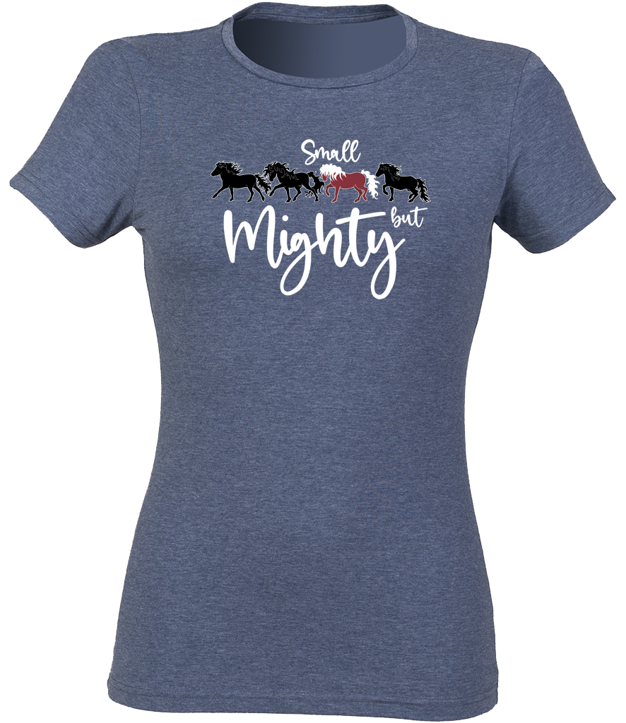 Ladies Feel Good Stretch T-Shirt - Small but Mighty - Image 2