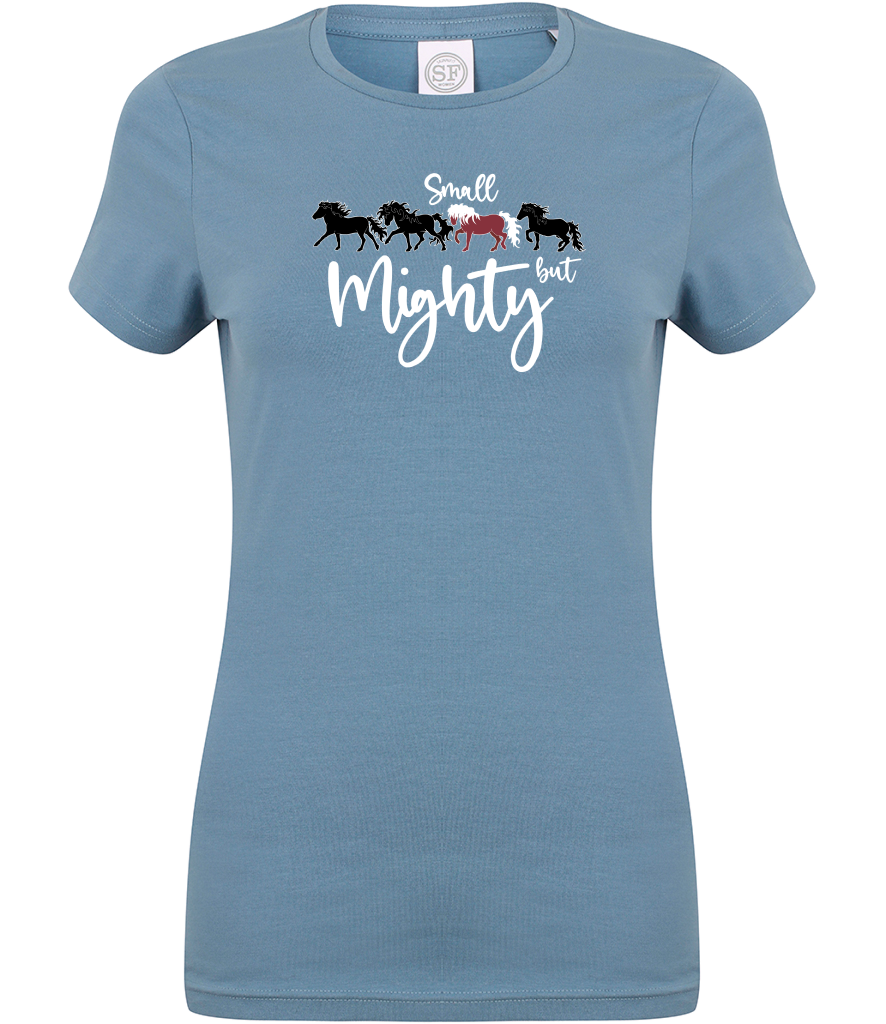 Ladies Feel Good Stretch T-Shirt - Small but Mighty - Image 5