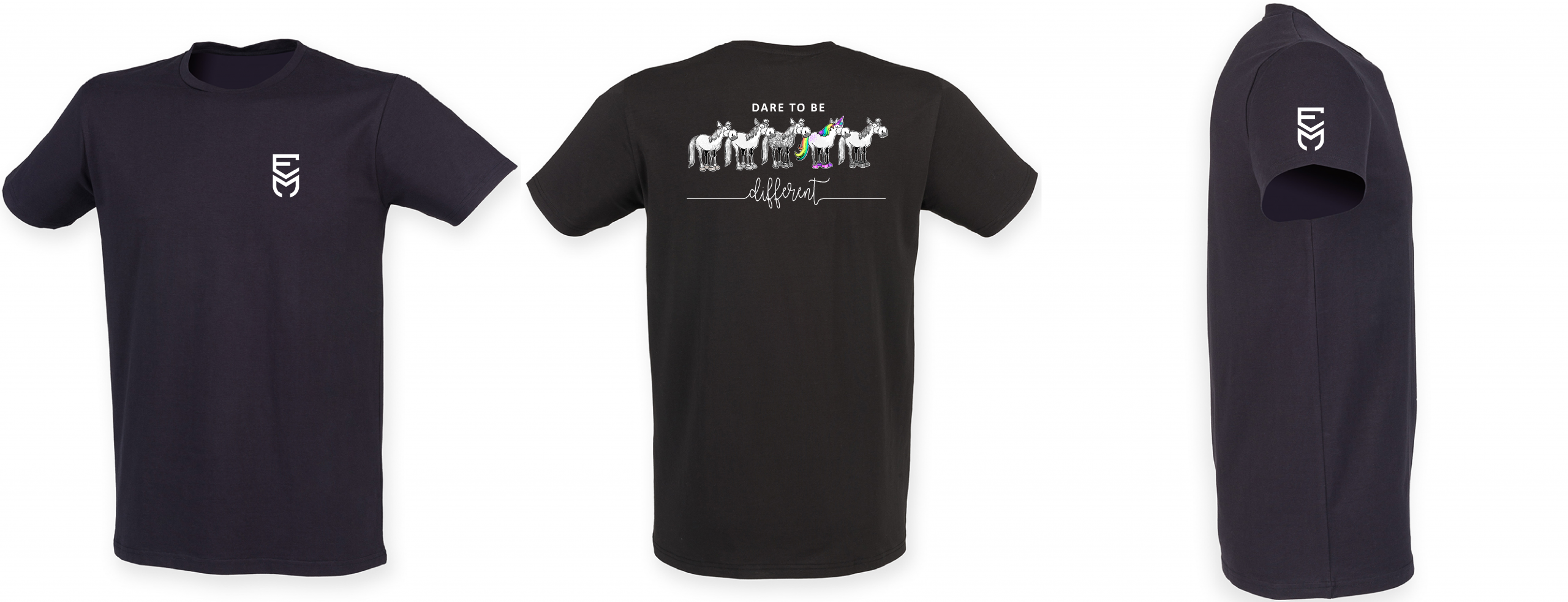 Kids Feel Good Stretch T-Shirt - Dare to be Different Unicorn - Image 4