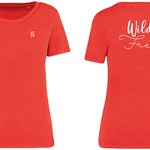 Ladies Faded T-Shirt - Wild and Free