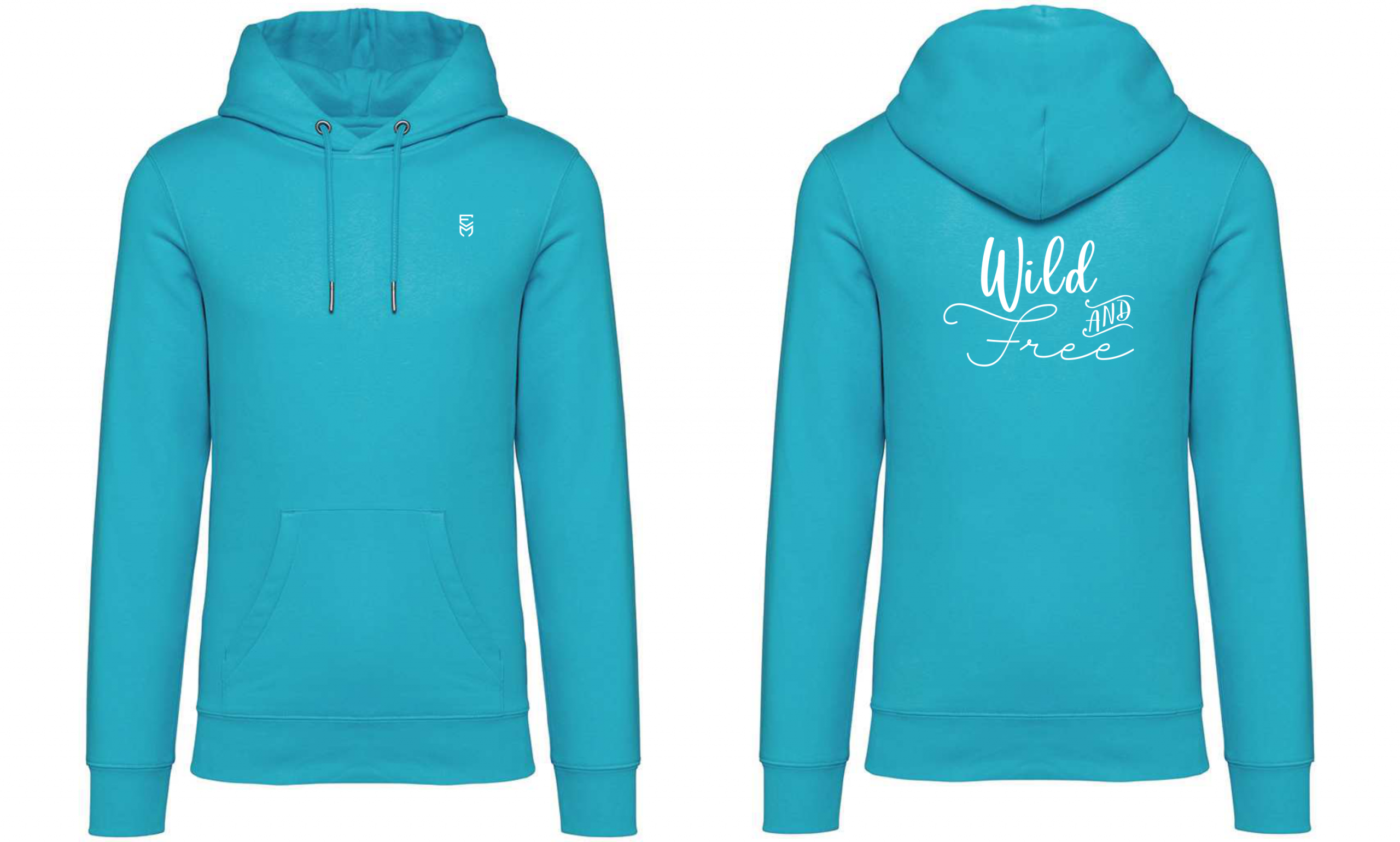 Unisex Heavyweight Hooded Sweatshirt - Wild and Free - Image 2