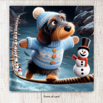 Inca walking rope for Christmas Card